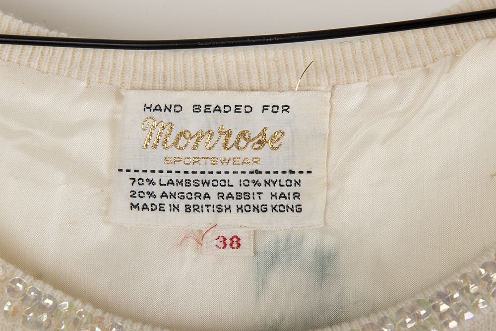 Vintage Ladies Bed Jacket and Knitted Vest