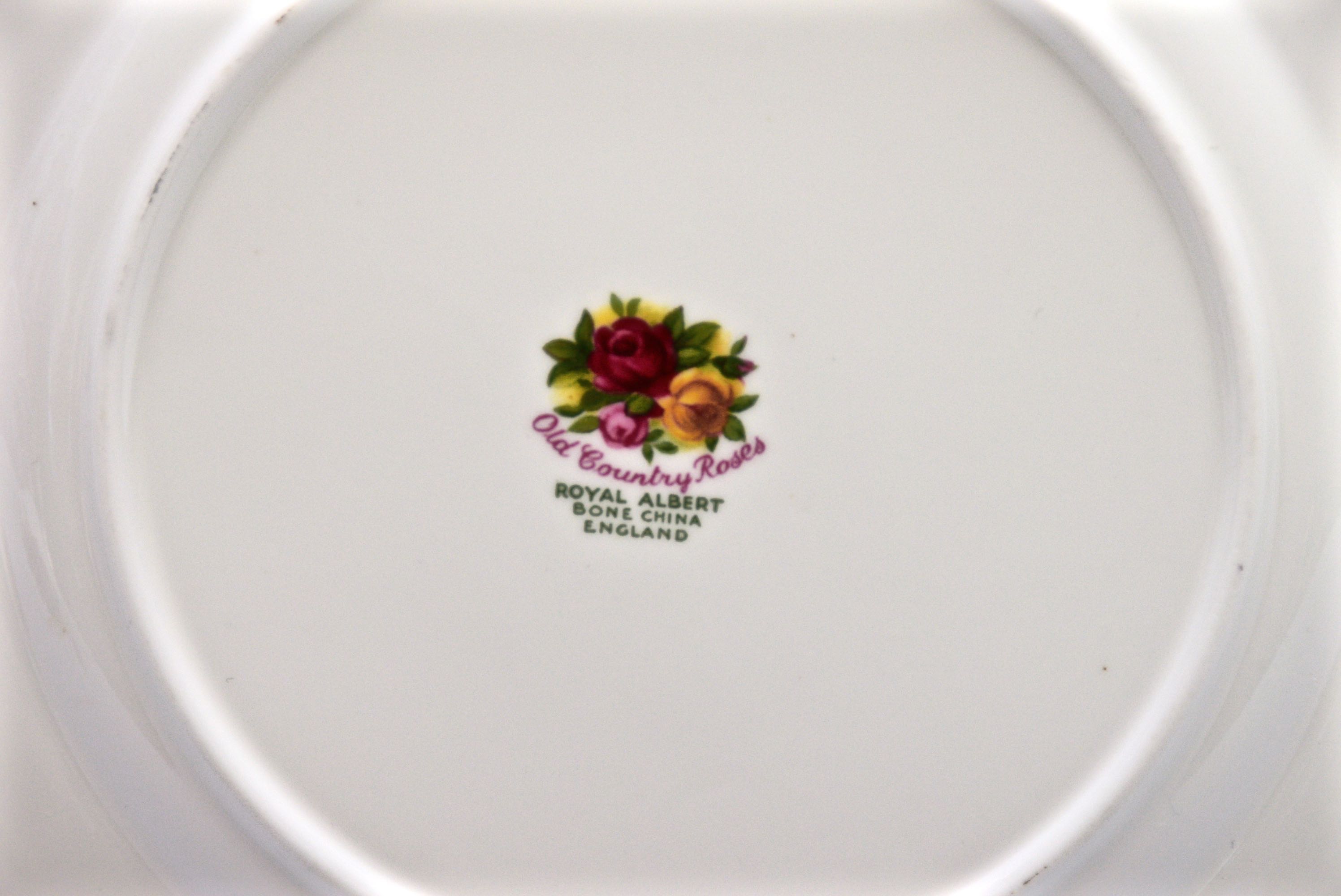 Royal Albert "Old Country Roses" Salt & Pepper and Round Butter