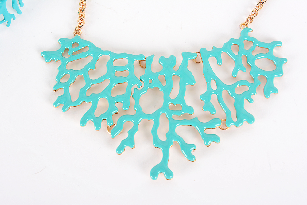 Faux Coral Jewelry