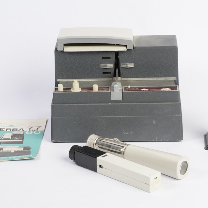 Vintage Airequipt Slide Projector with Scopes