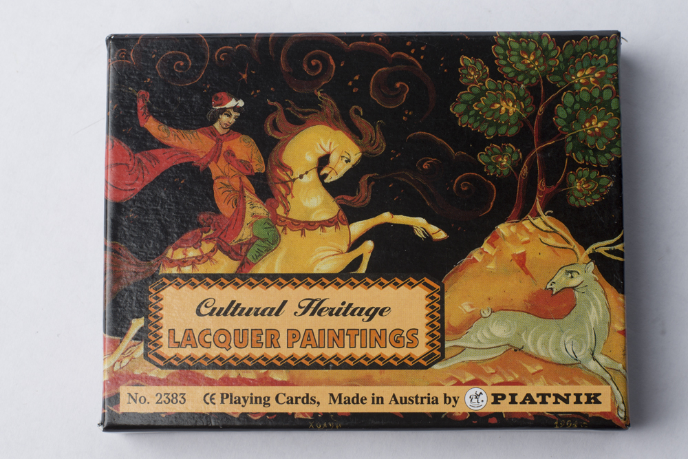Two Boxed Sets of Pictorial Playing Cards