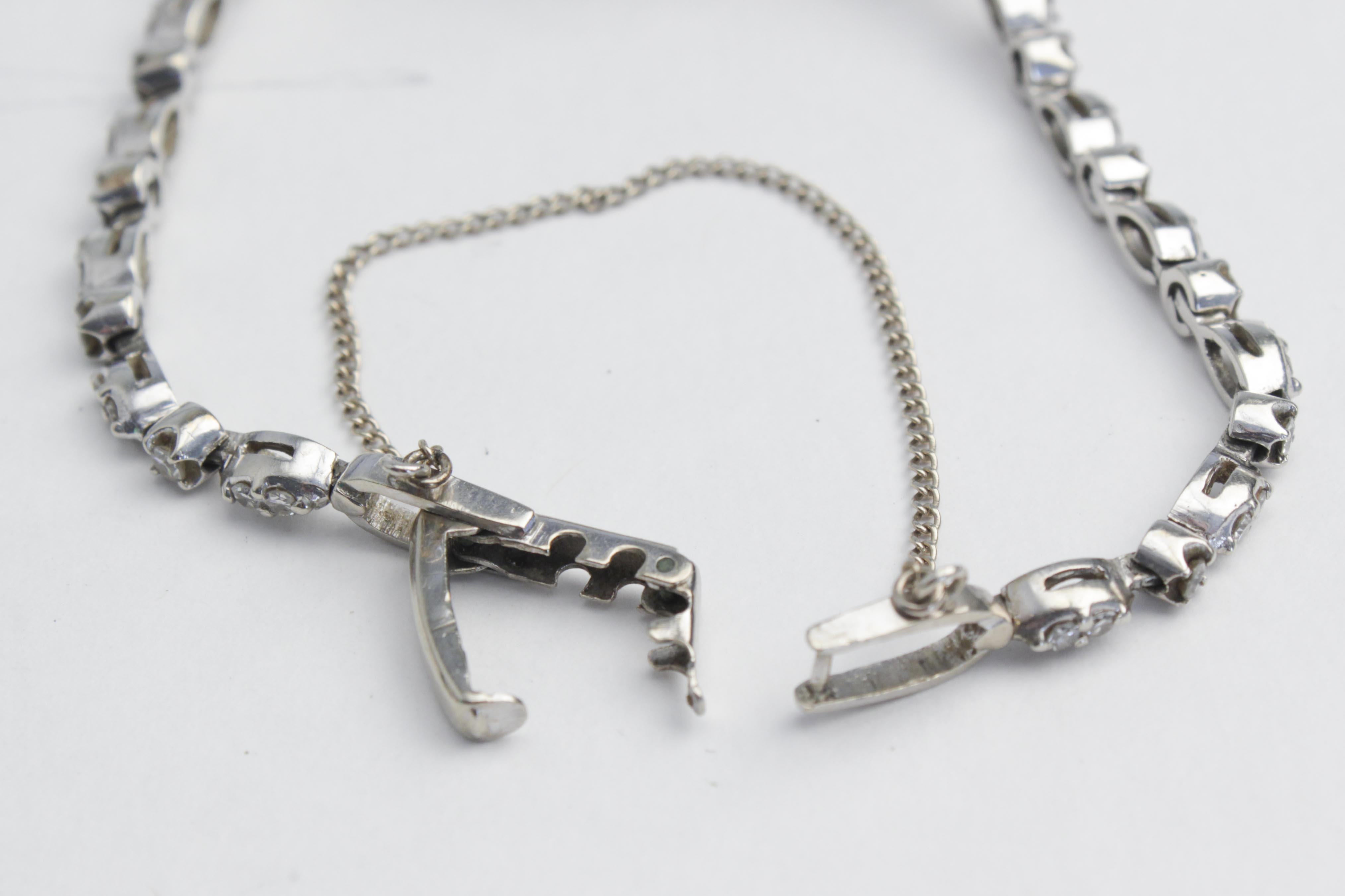 14K White Gold & Diamond Hamilton Watch + Bracelet