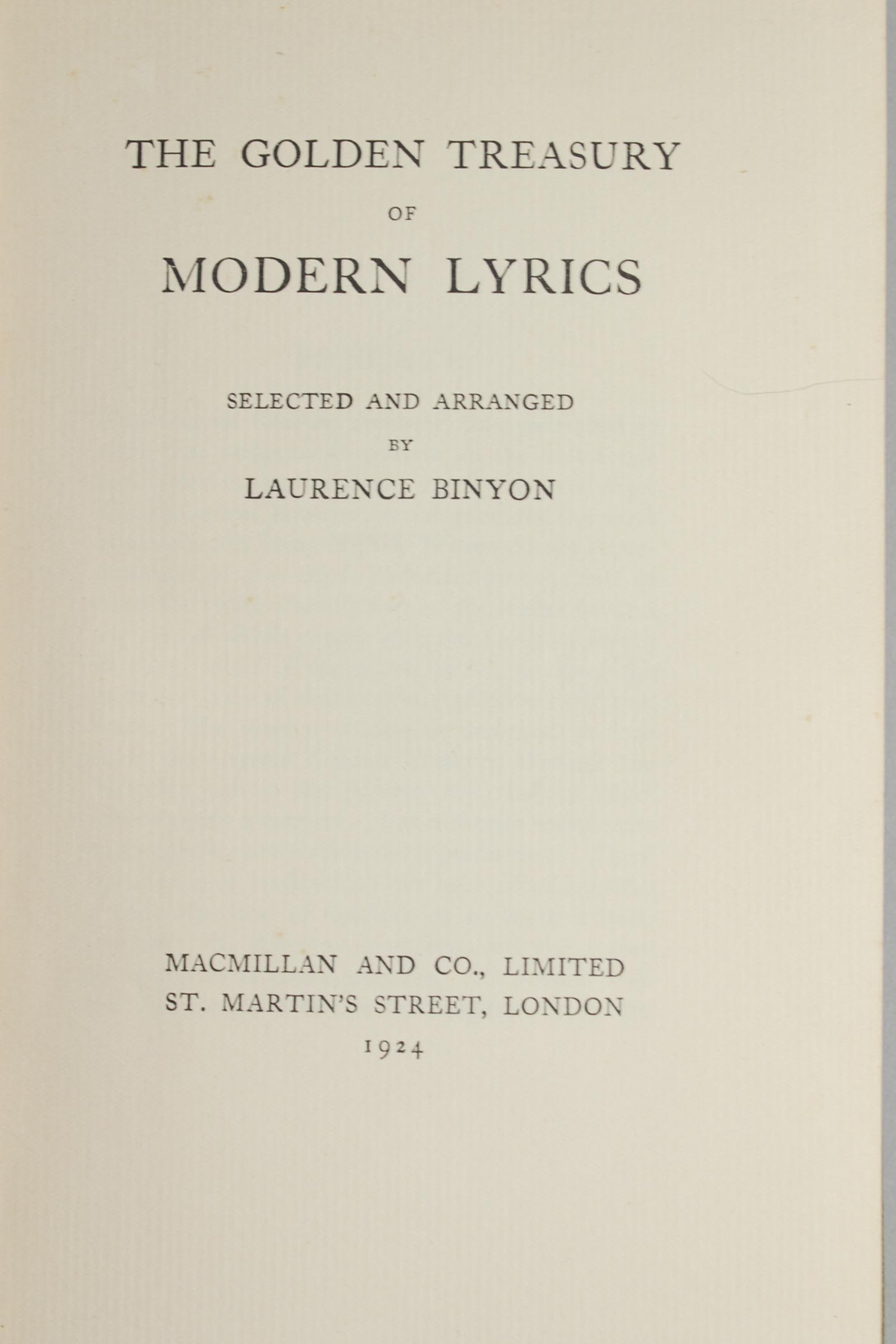 Five Vintage Poetry Books by Various Poets