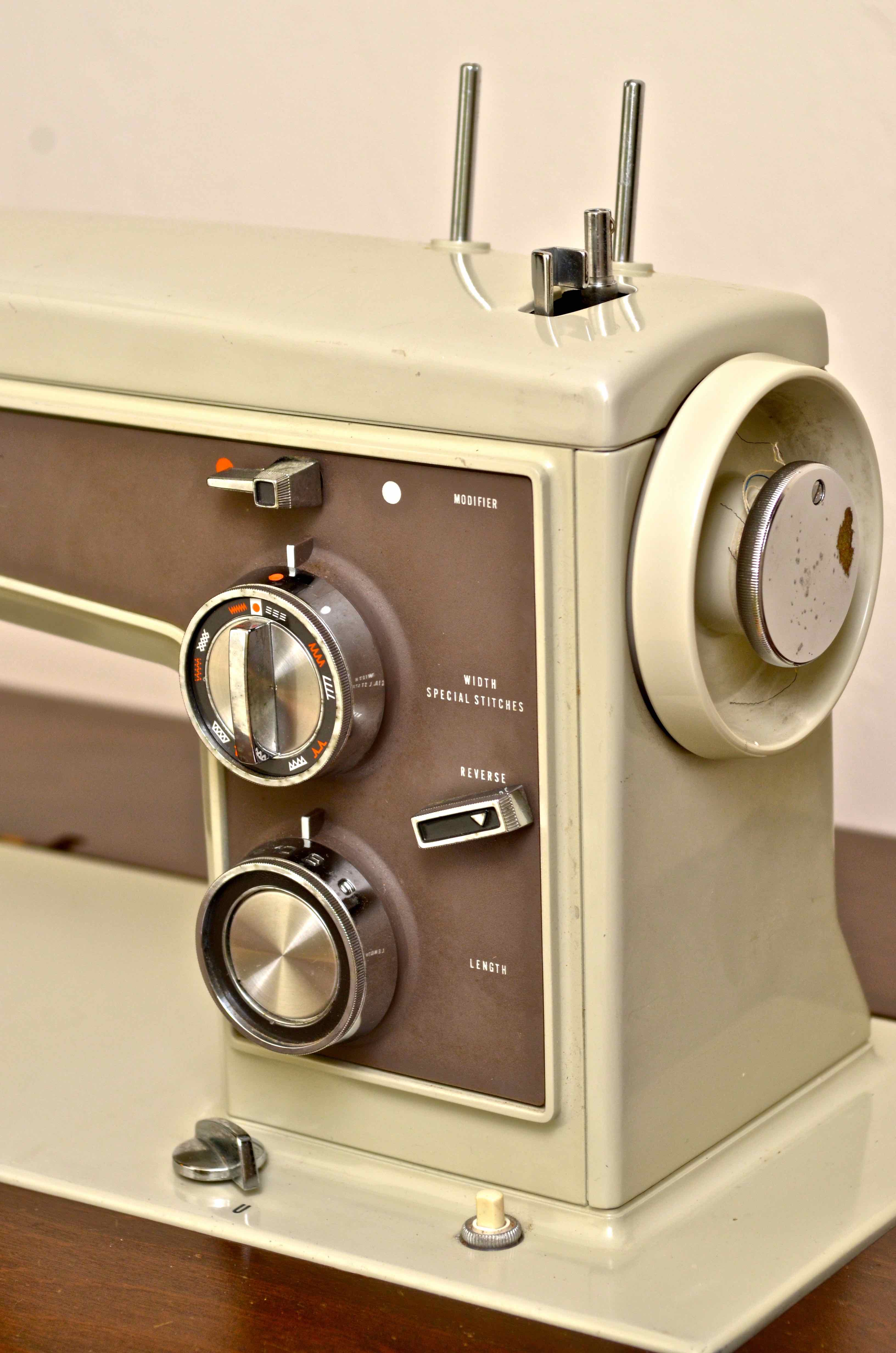 Sears Kenmore Sewing Machine and Vintage Table