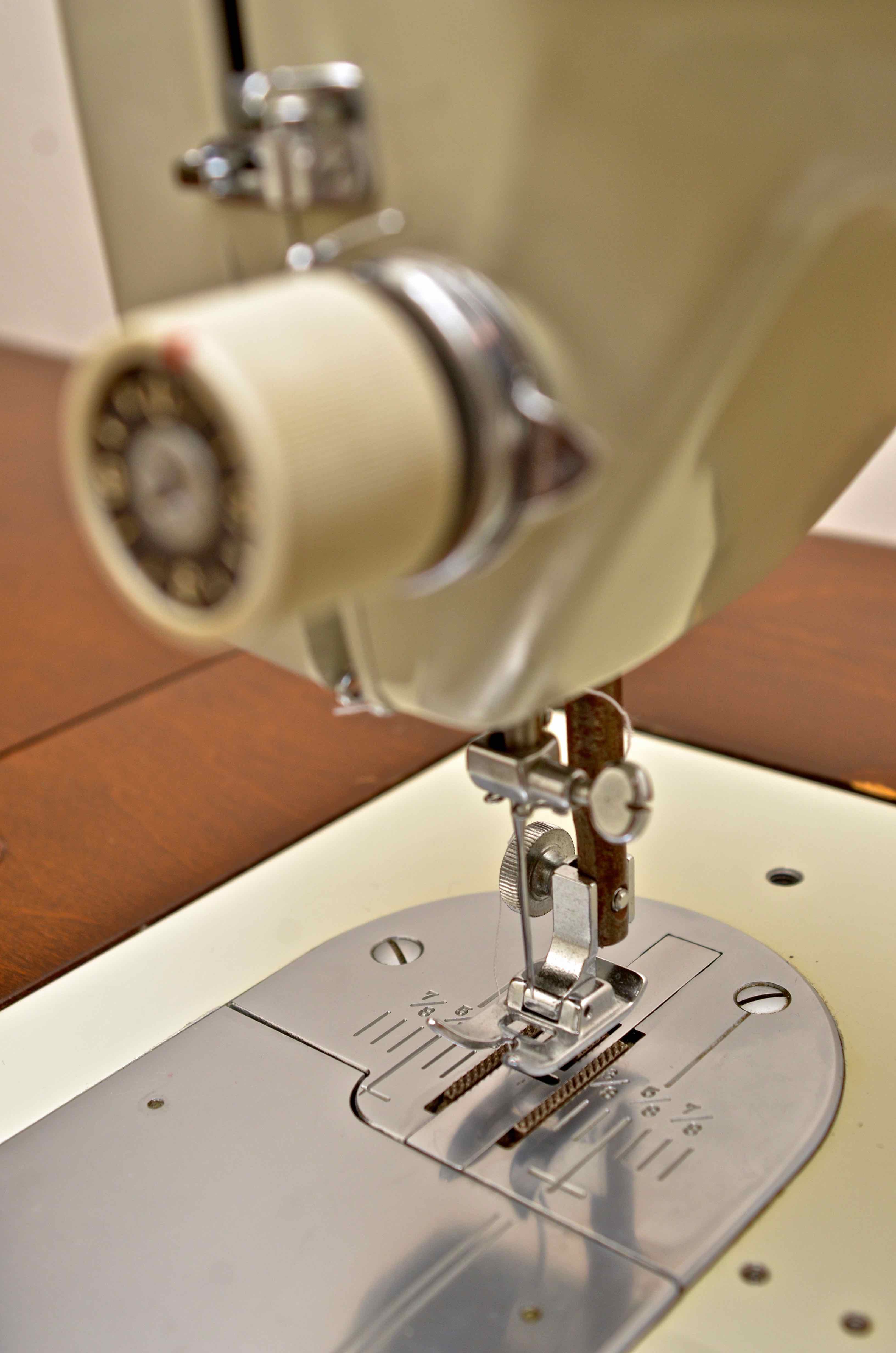 Sears Kenmore Sewing Machine and Vintage Table