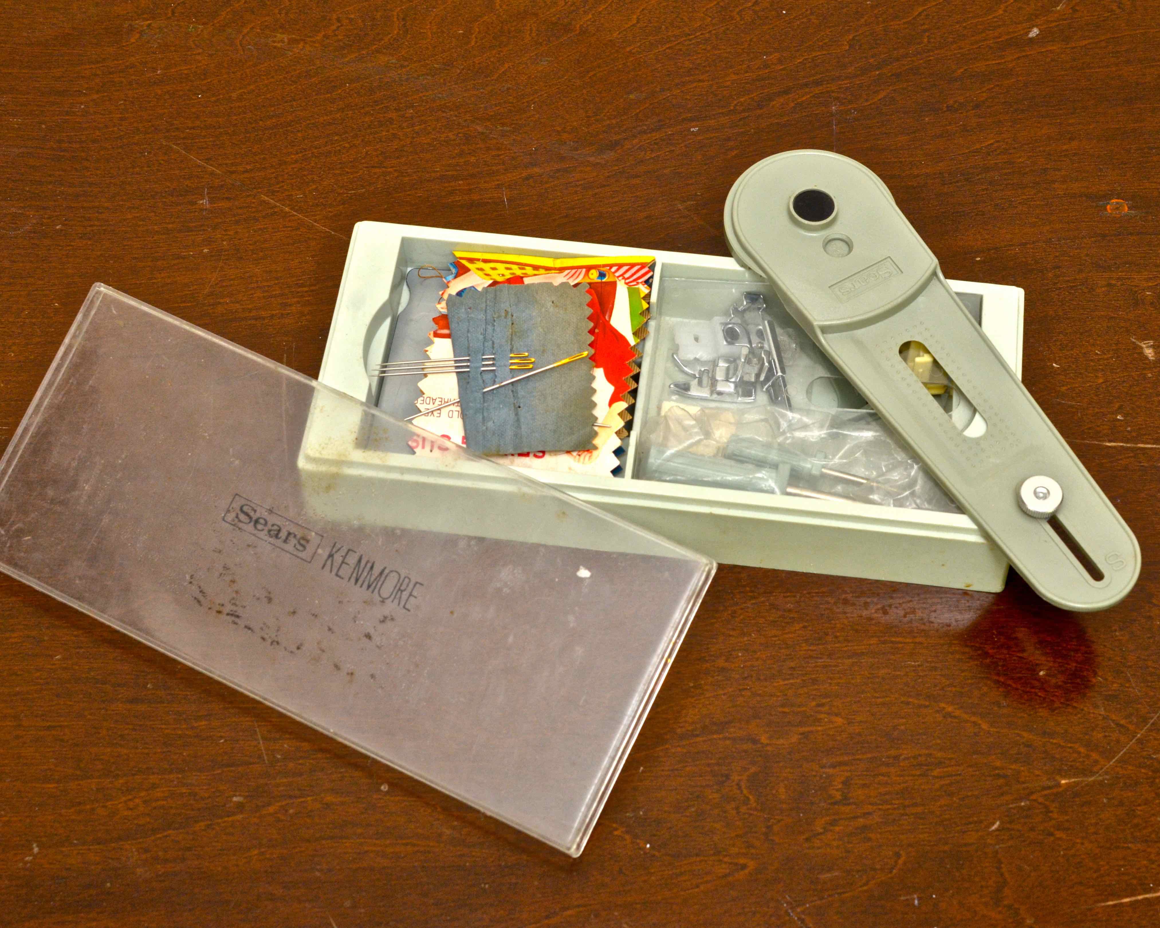 Sears Kenmore Sewing Machine and Vintage Table