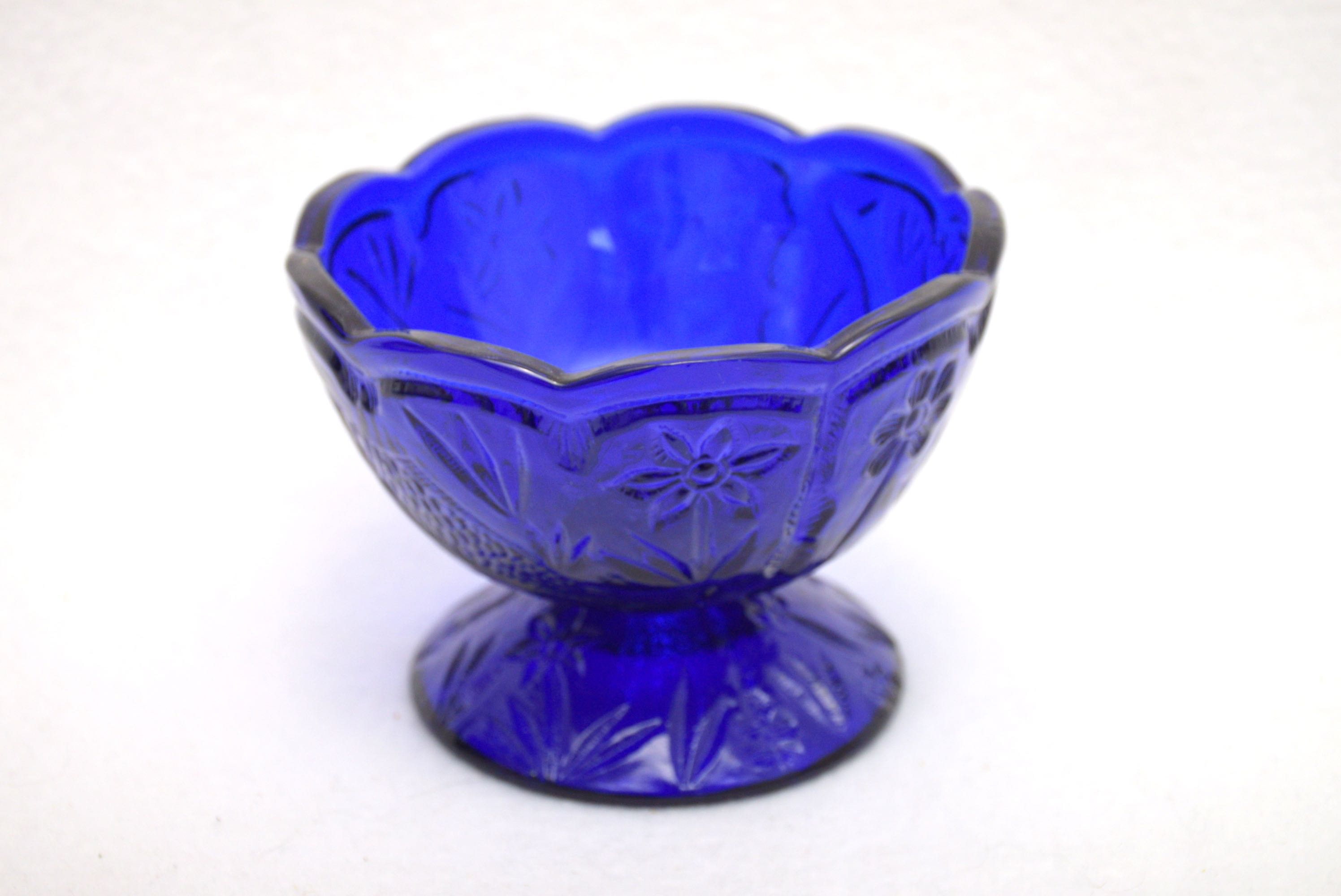 Collection of Vintage Cobalt Blue Glass Pieces
