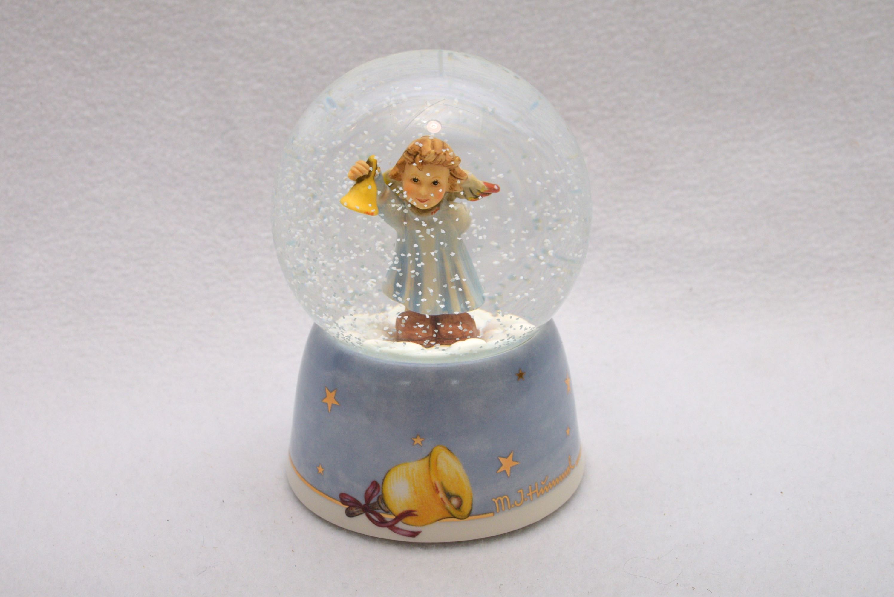 M.I. Hummel "Jingle Bells" Music Box Snow Globe