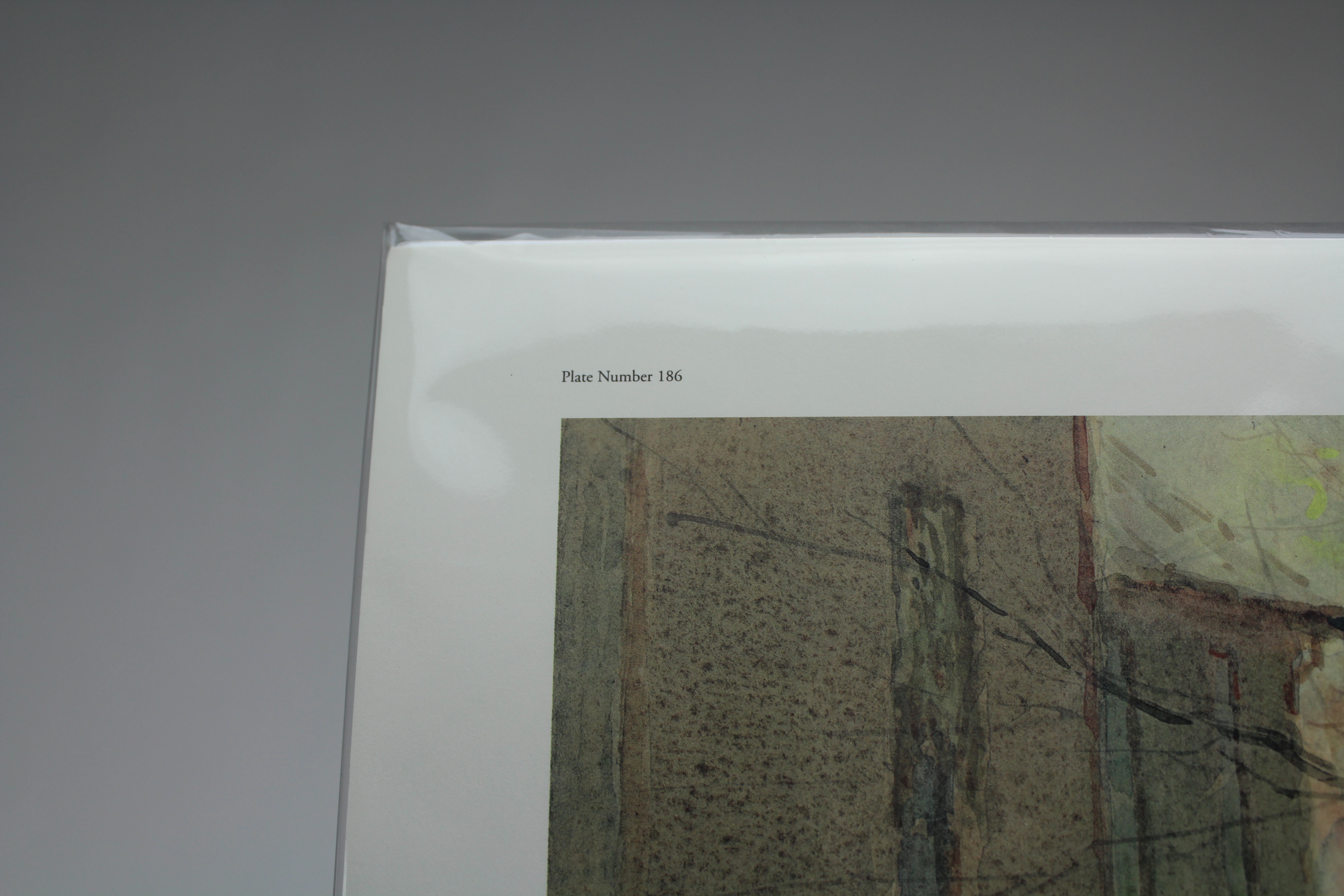 Paul Sawyier Offset Lithograph, "A Rainy Day"