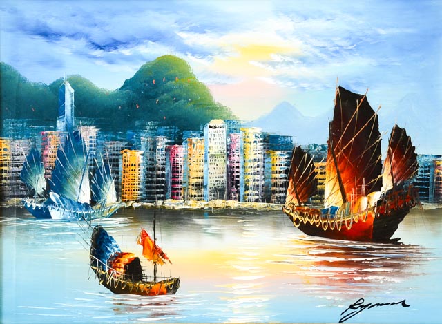 Oil on Canvas Seascape