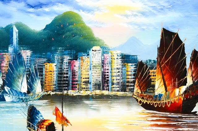 Oil on Canvas Seascape