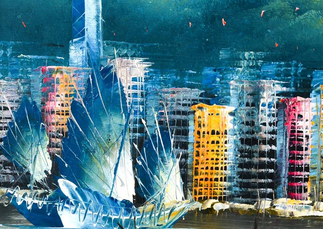 Oil on Canvas Seascape