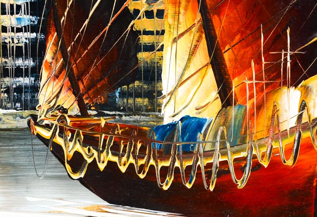 Oil on Canvas Seascape