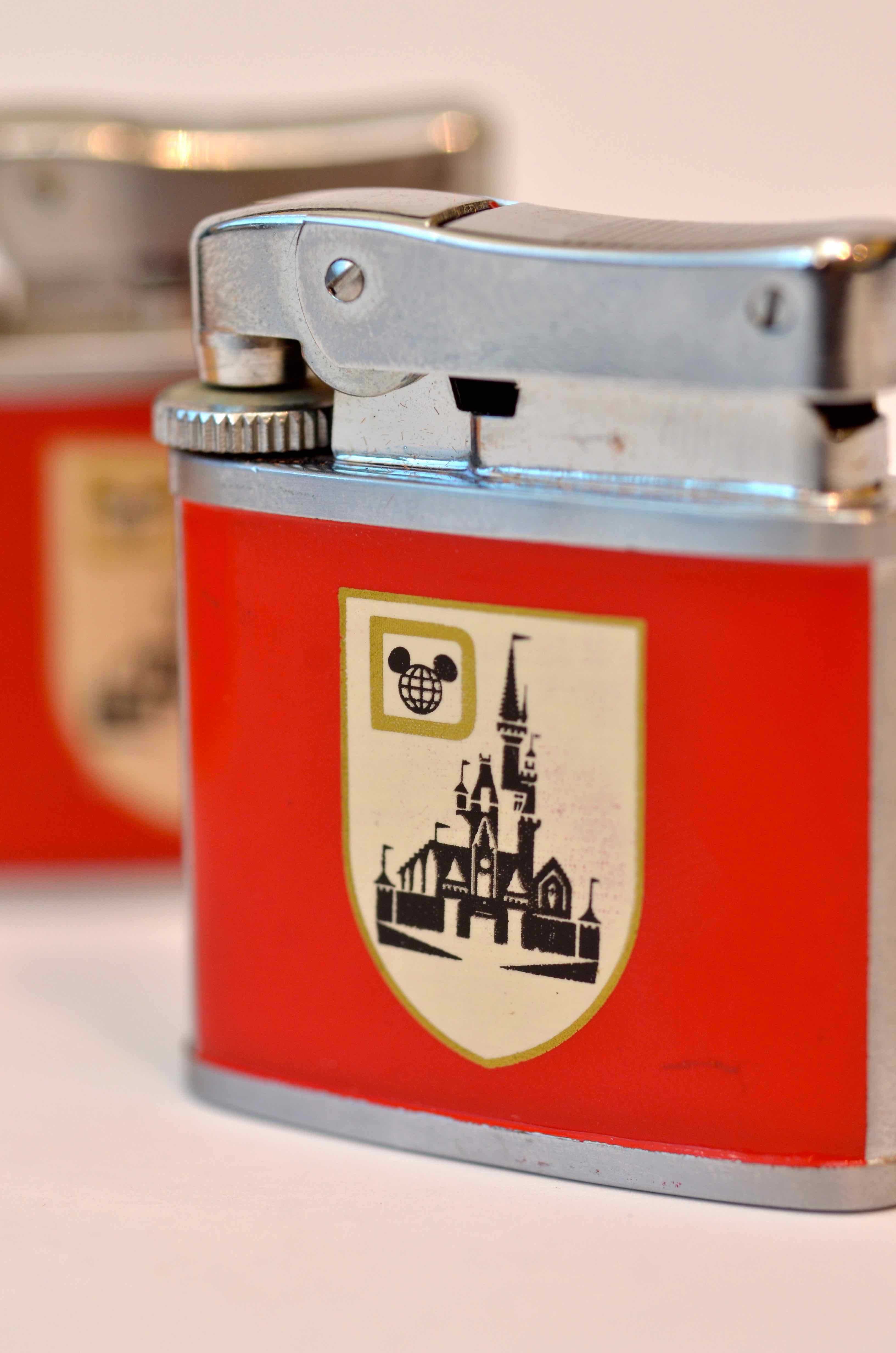Pair of Iconic Vintage Walt Disney World Refillable Lighters