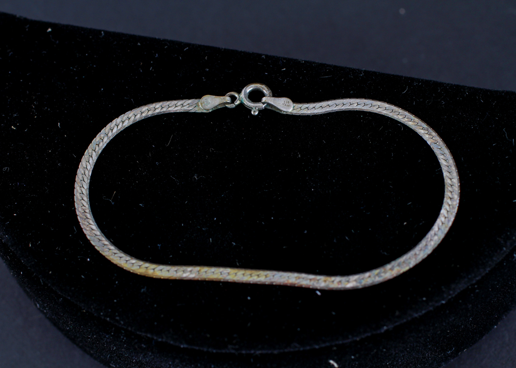 Pair of Sterling Silver Bracelets and Necklace
