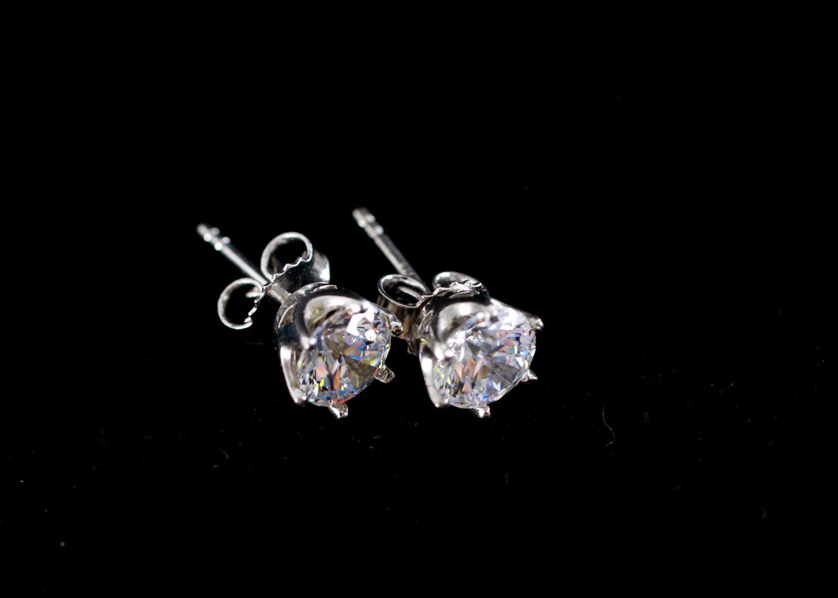 Swarovski Zirconia and Sterling Silver Earring and Bracelet Set