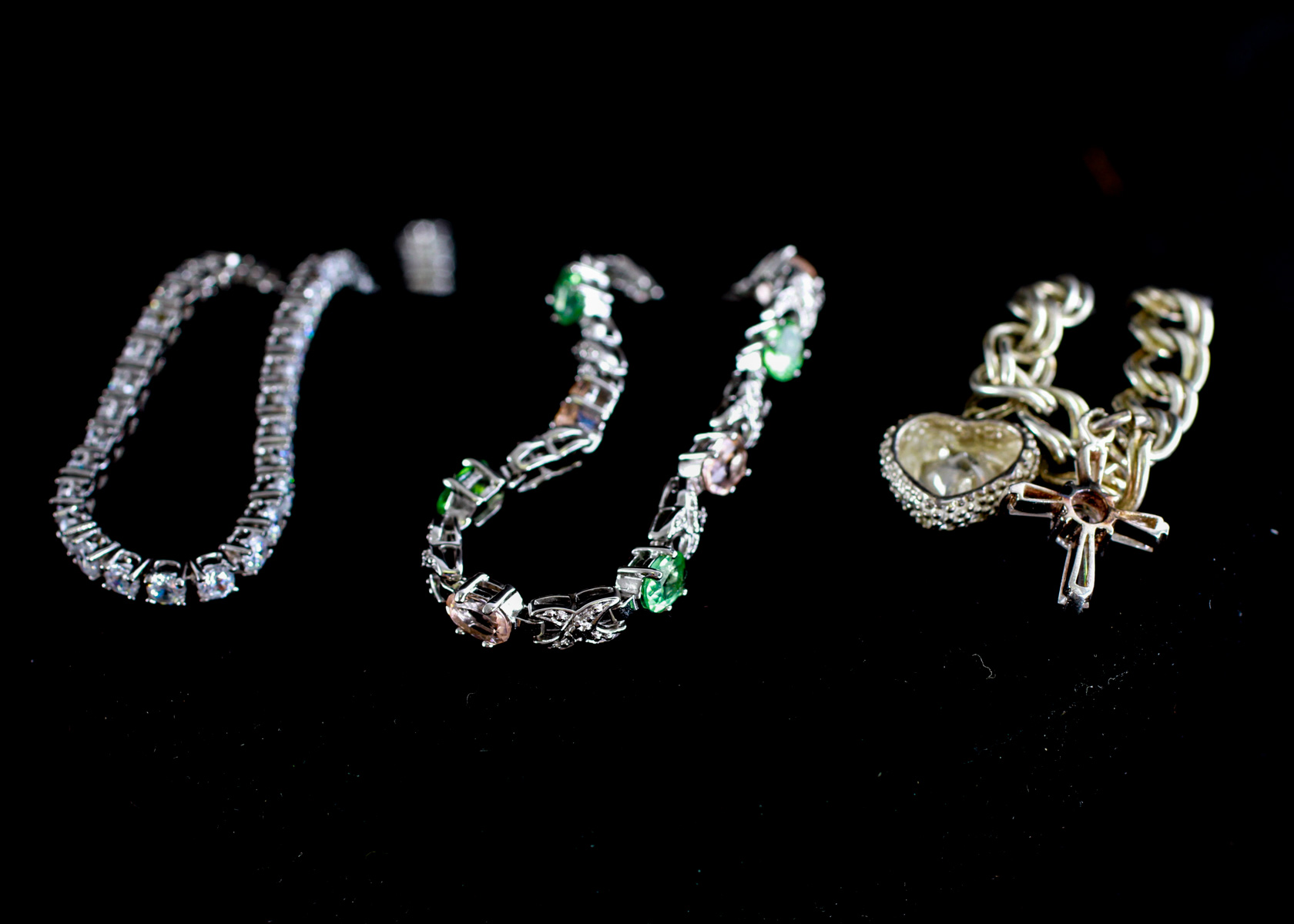 Trio of Sterling SIlver Bracelets