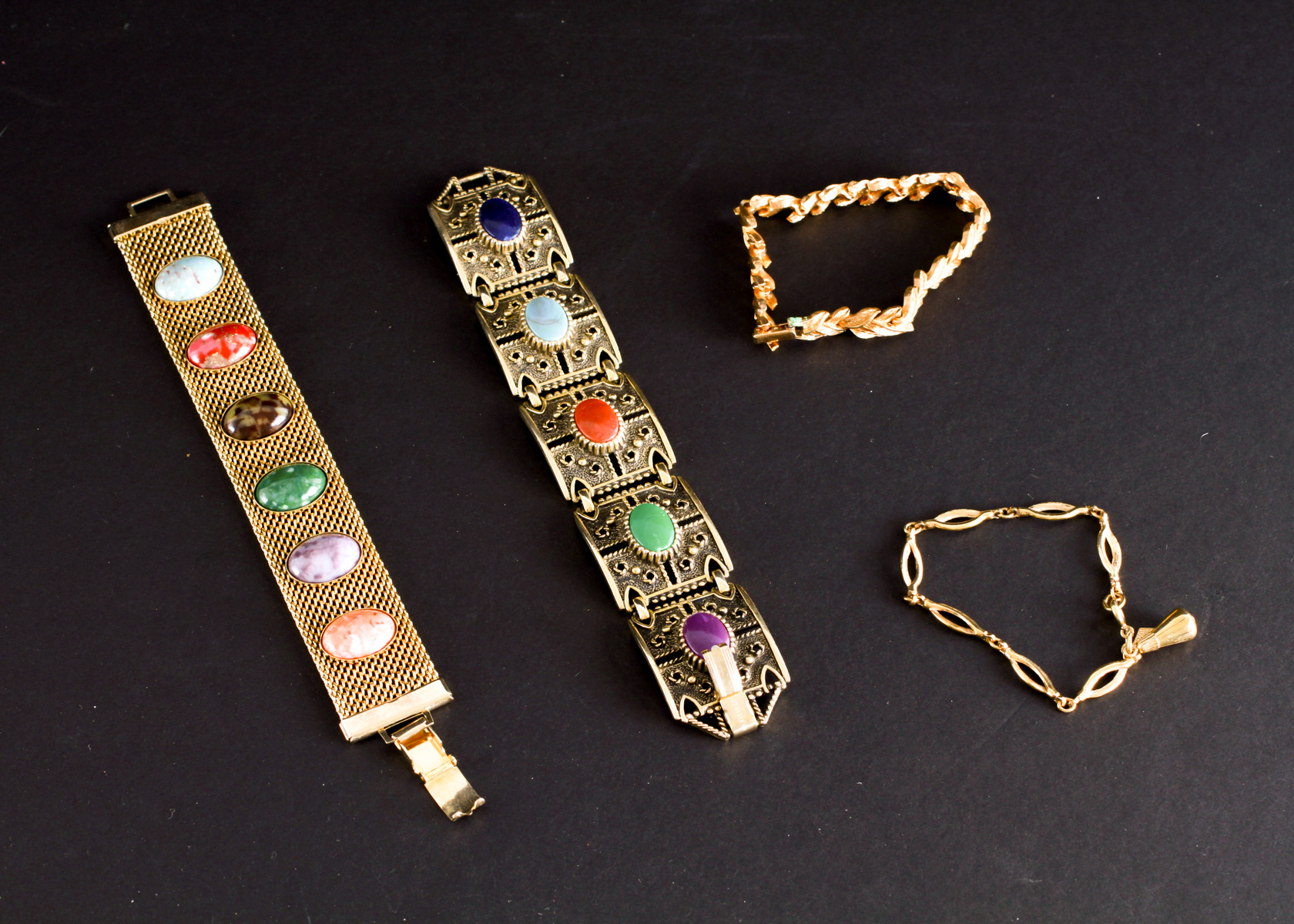 Group of Four Vintage Sarah Coventry Bracelets