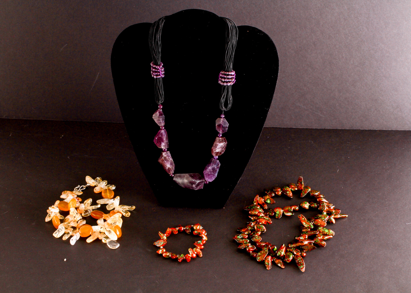 Group of Stone-Like Accessories