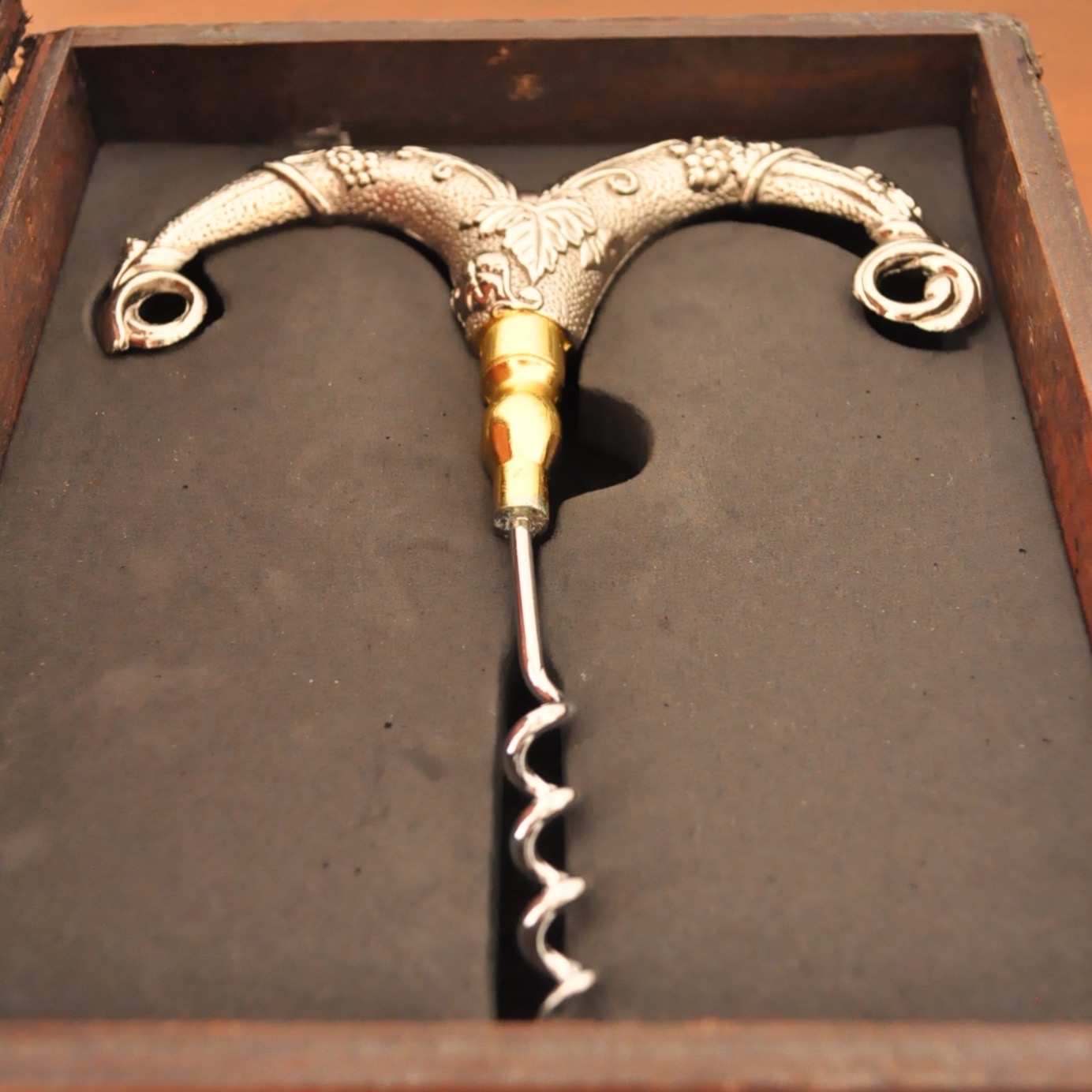 Grape Design Cork Screw and Wine Stoppers