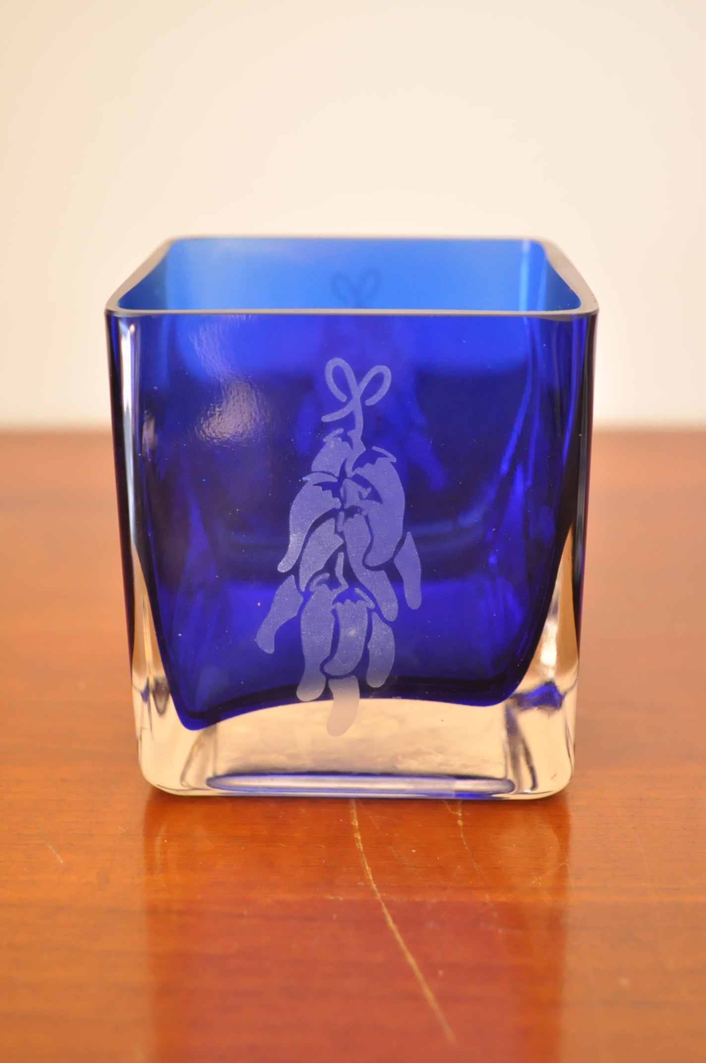 Trio of Modern and Blue Glass