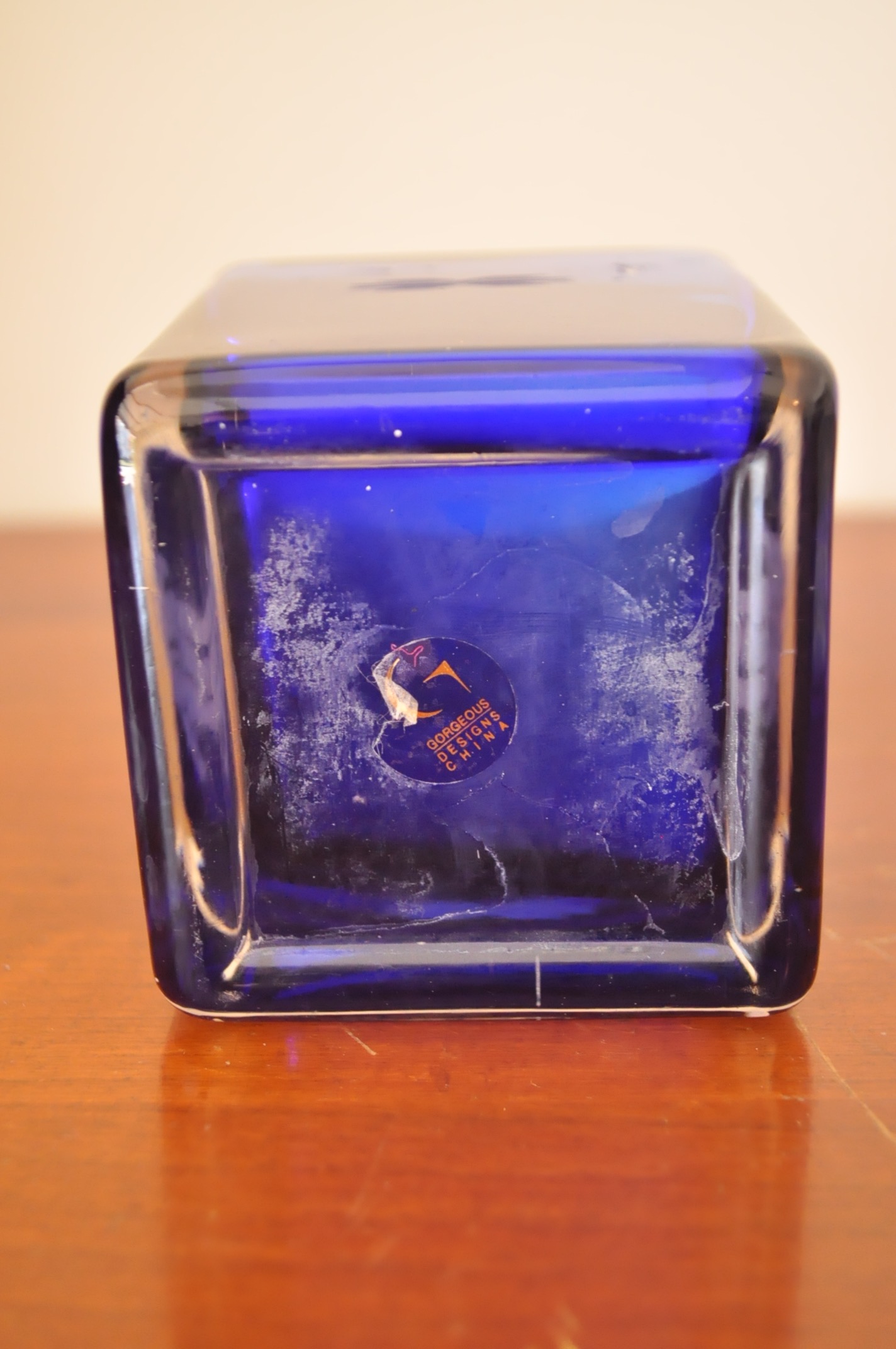 Trio of Modern and Blue Glass