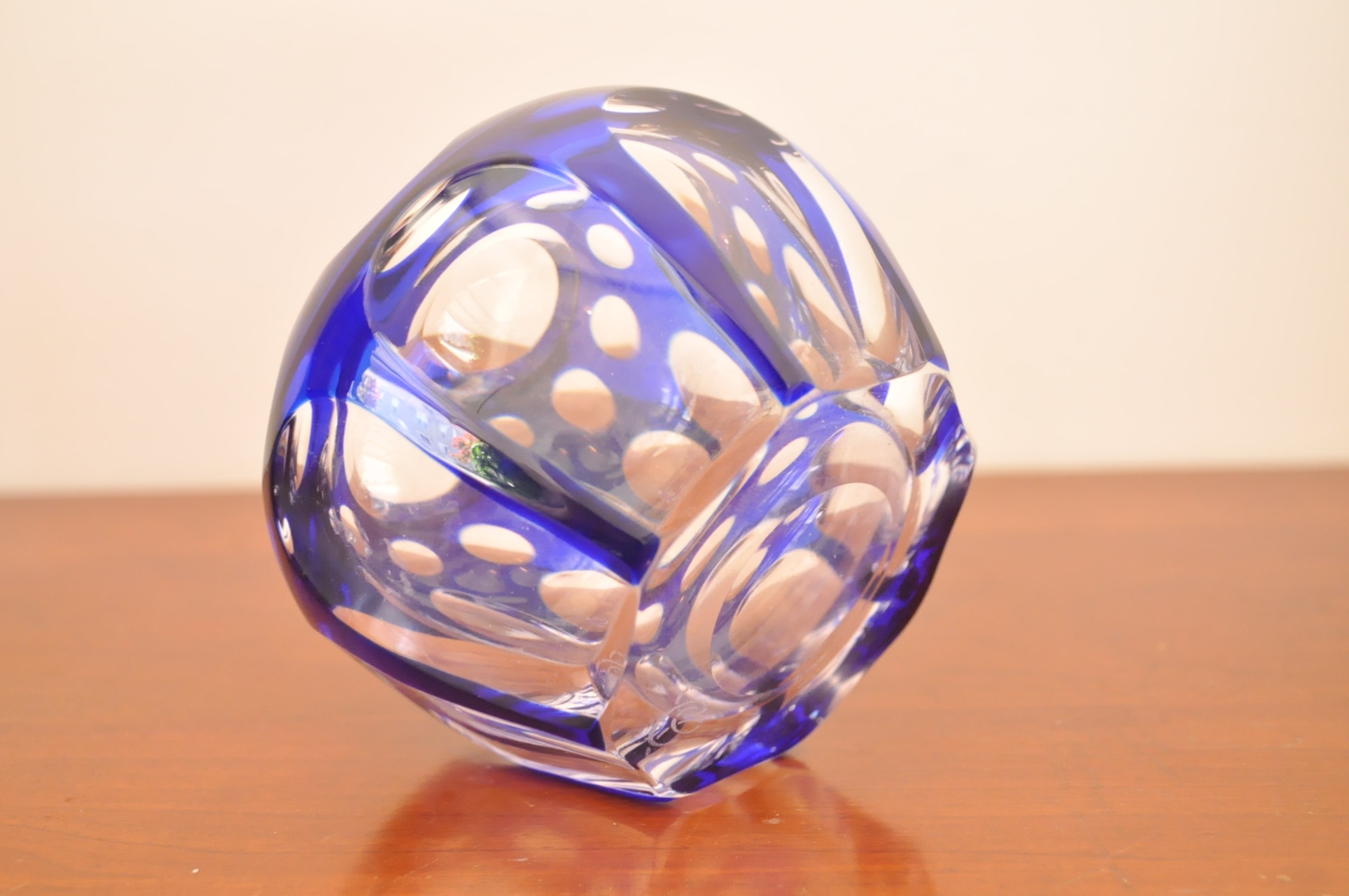 Trio of Modern and Blue Glass