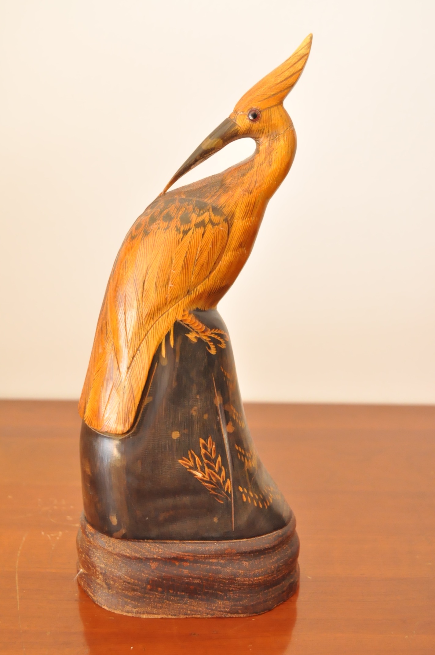 Vintage Wood Carved Birds