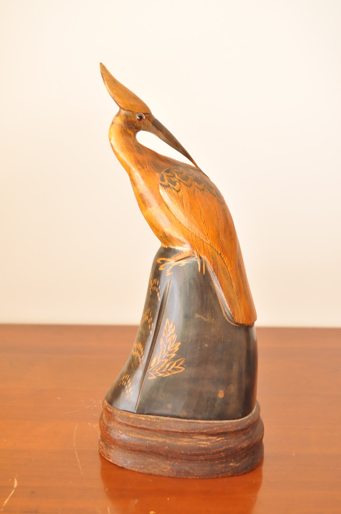 Vintage Wood Carved Birds