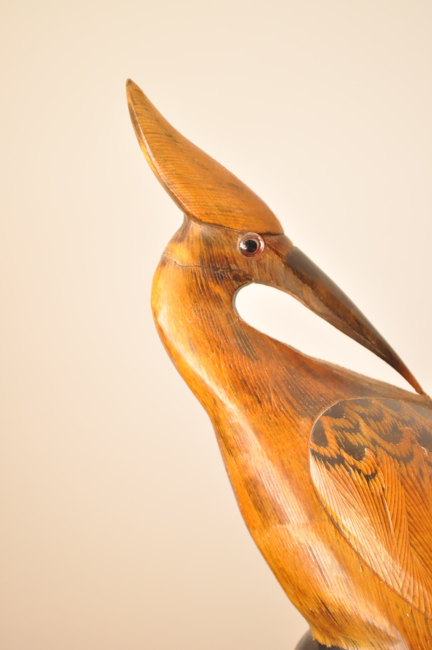 Vintage Wood Carved Birds