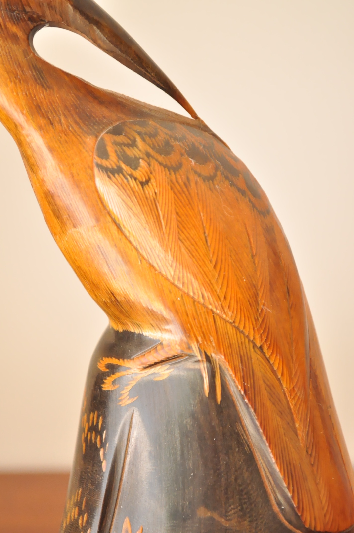 Vintage Wood Carved Birds