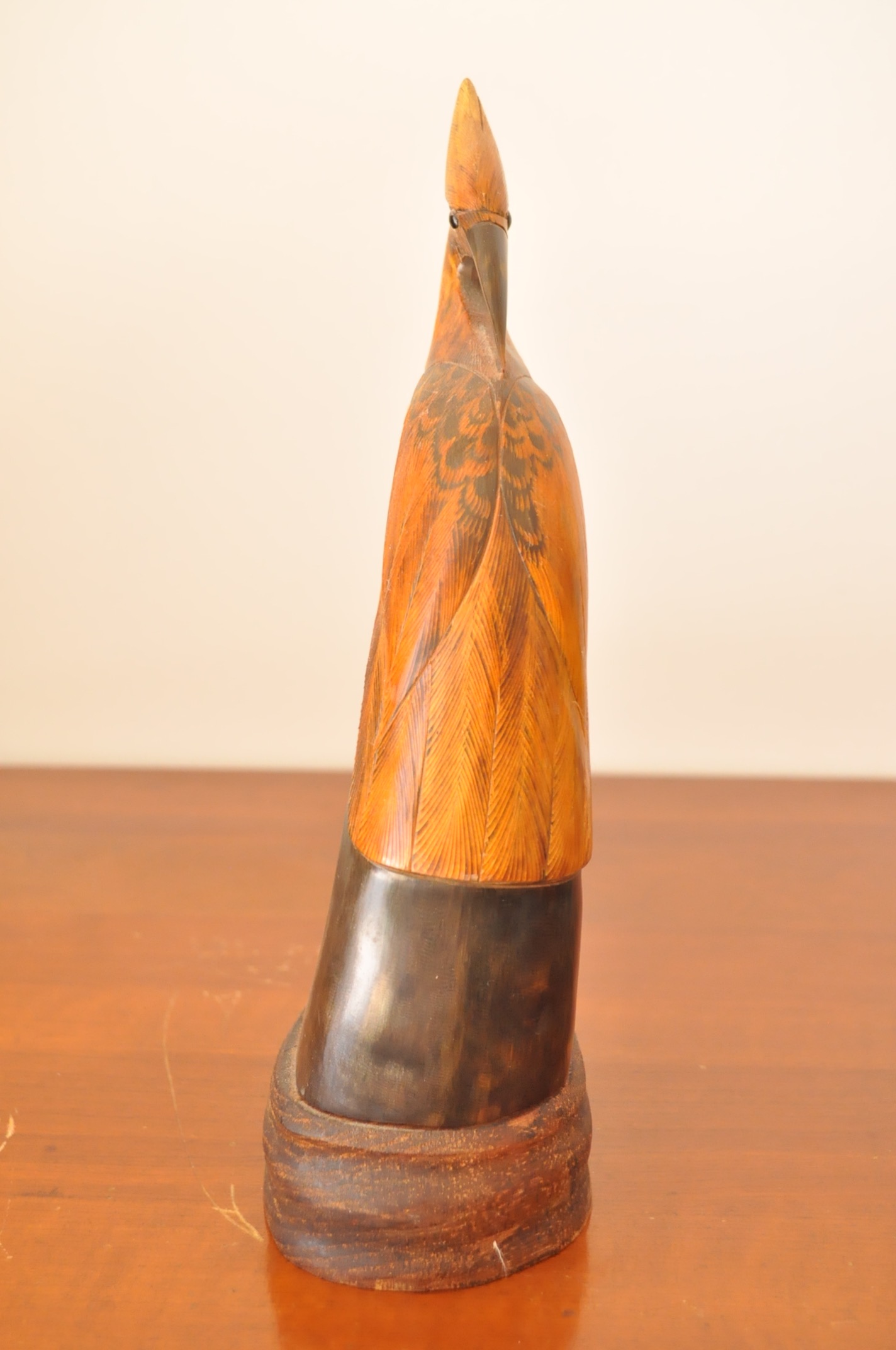 Vintage Wood Carved Birds