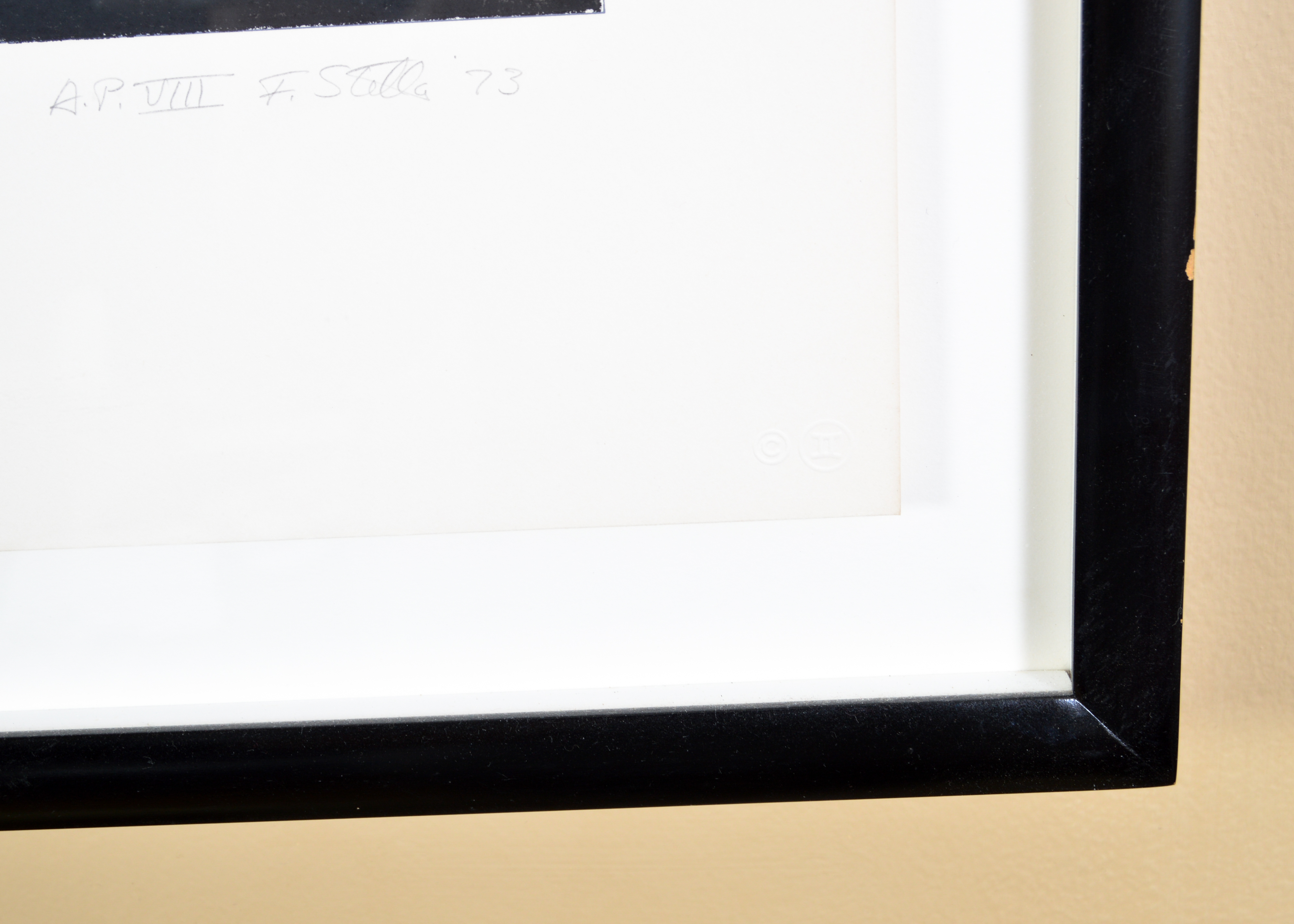 Frank Stella "Double Gray Scramble" Signed Artist's Proof