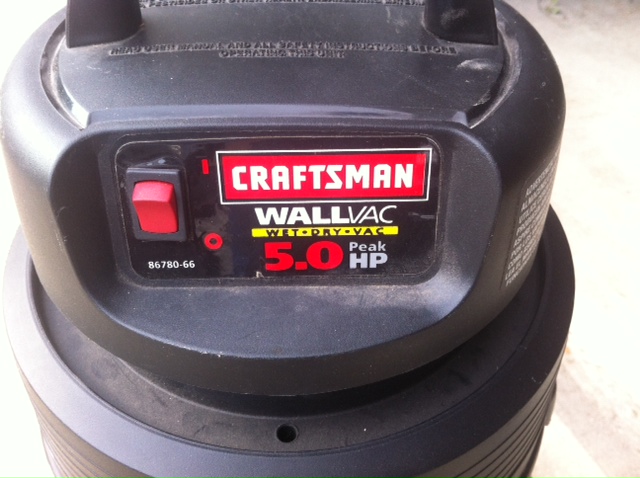 Craftsman 5 HP Wet/Dry Wall Vacuum