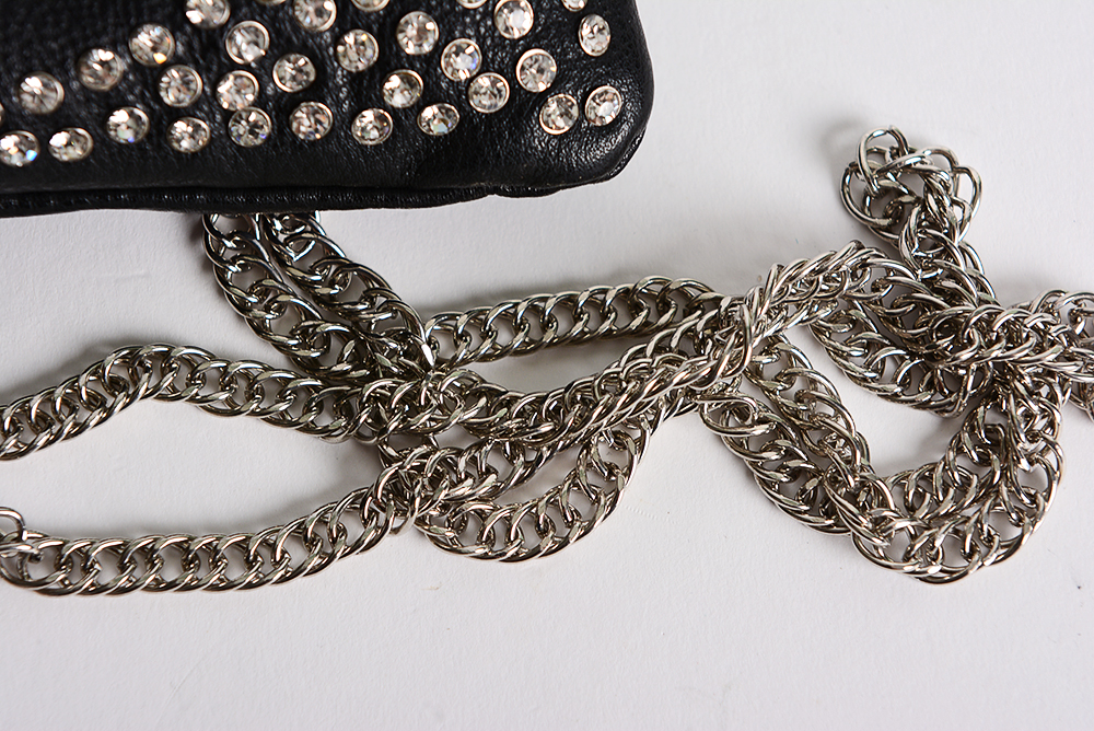 Metal Studded Leather Purse Duo