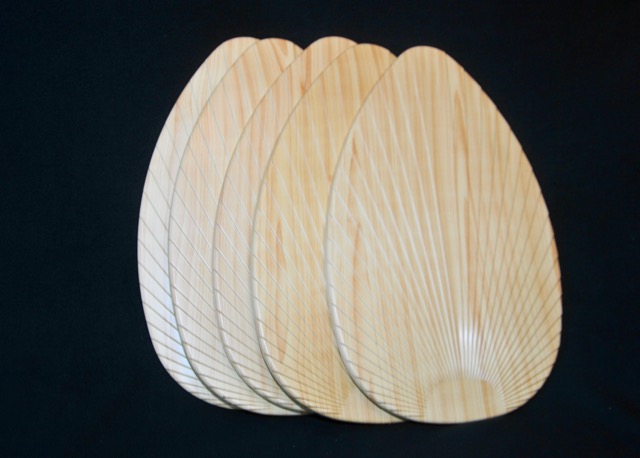 Set of 5 Palm Leaf Ceiling Fan Blade Covers