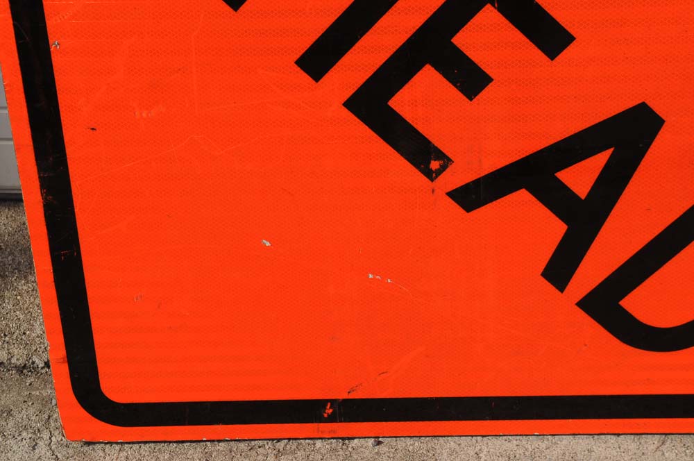 "Workers Ahead" Road Sign