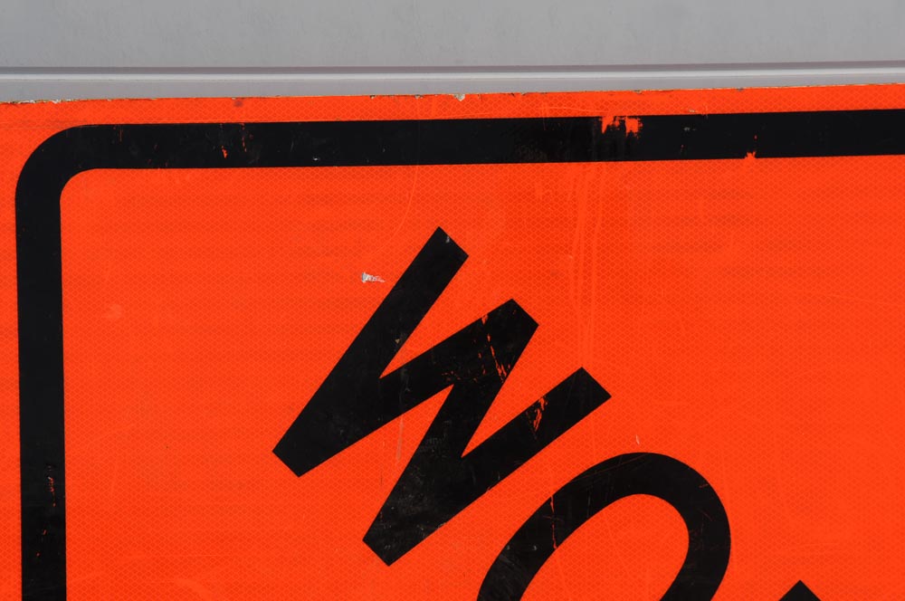 "Workers Ahead" Road Sign