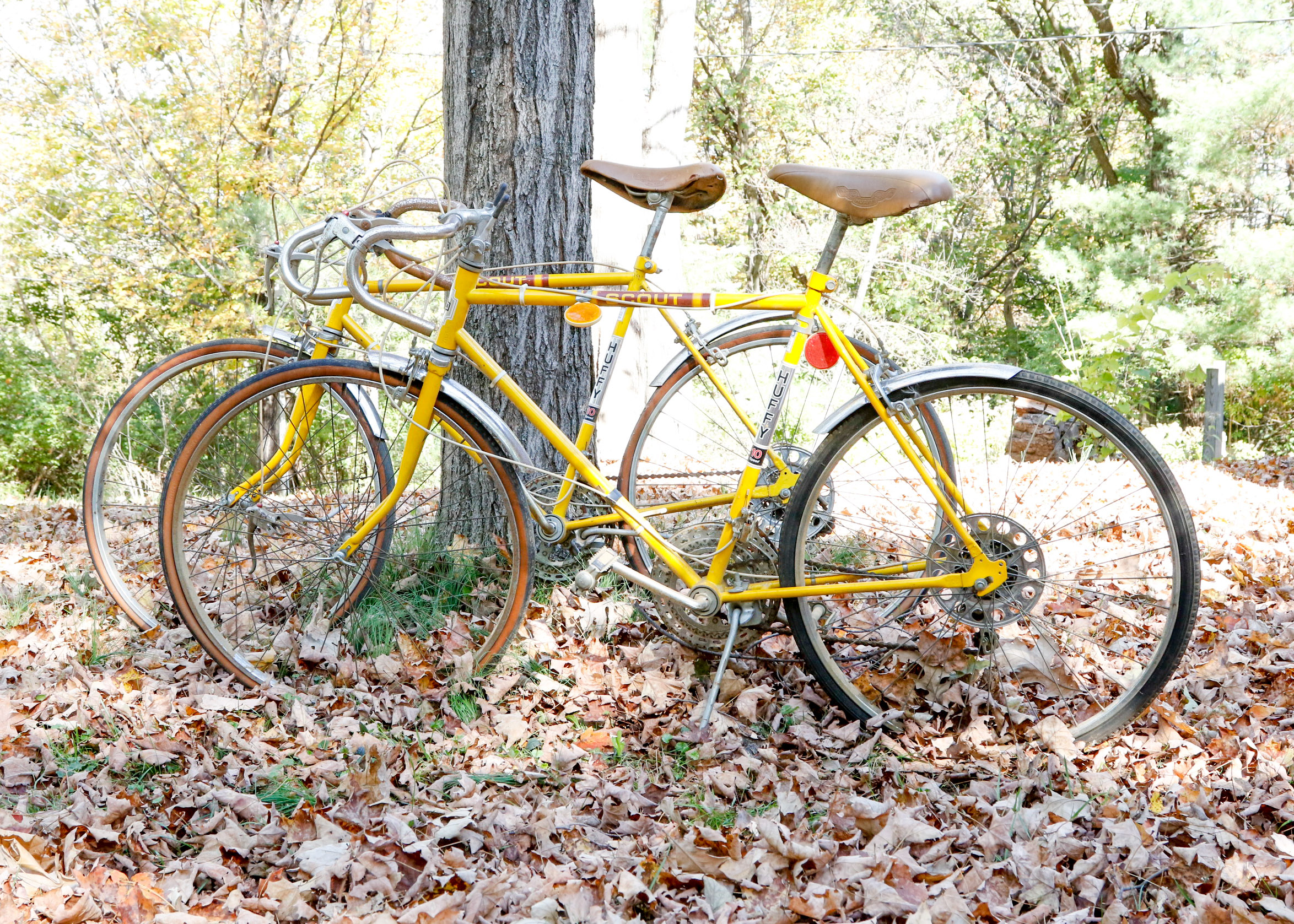 Pair of 1970's Huffy Scout 10-Speed Road Bikes