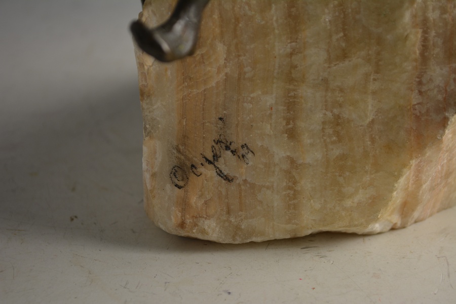 Curtis Jere Bronze Boy Fishing Sculpture