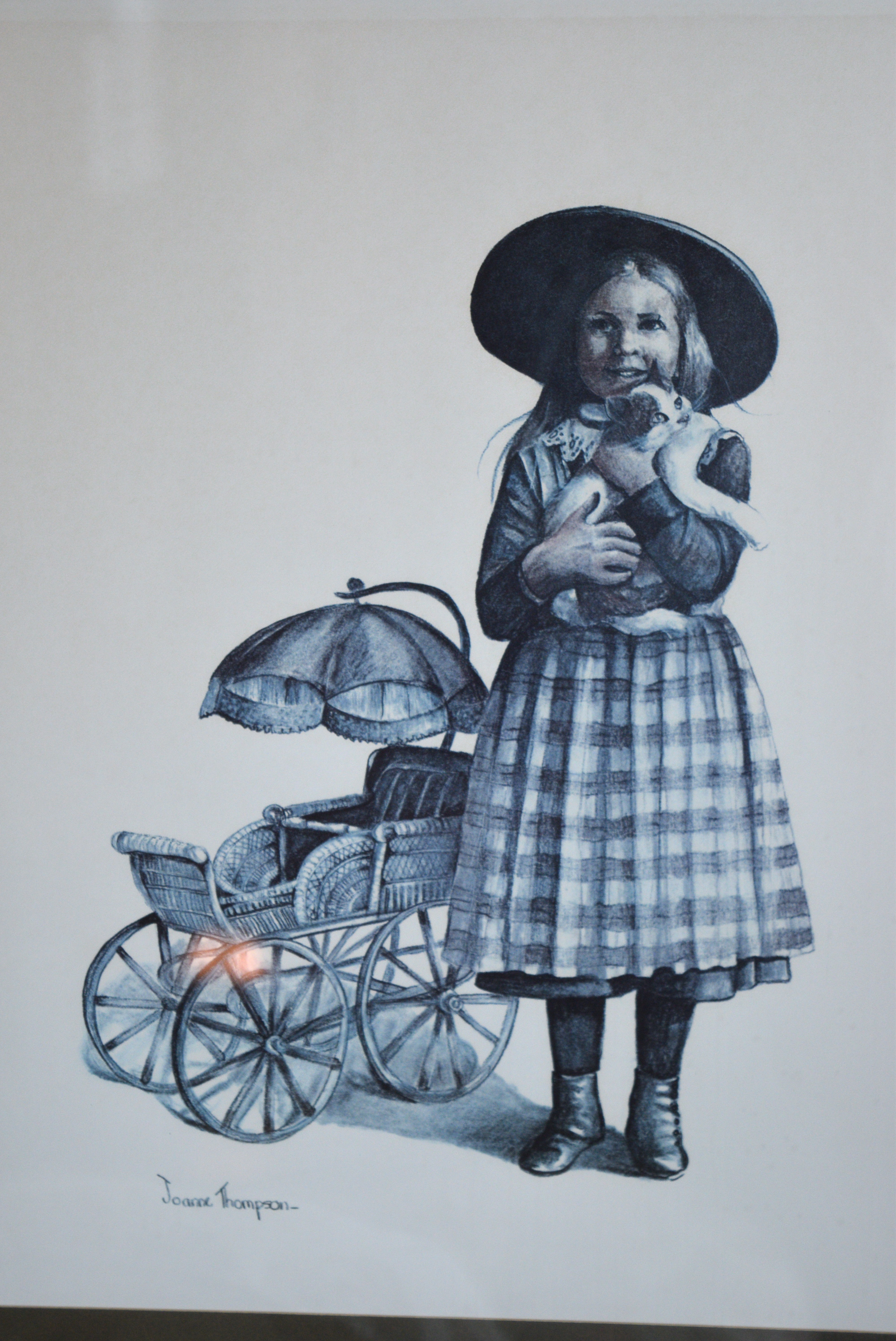 Pair of Jeanne Thompson Offset Lithographs