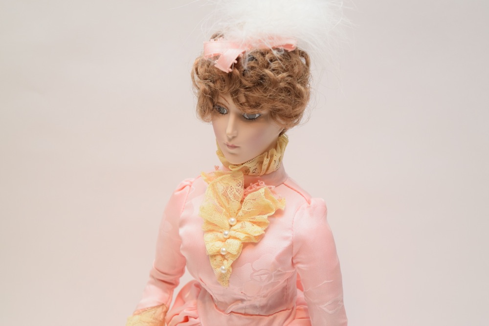Franklin Mint Victorian Style Porcelain Doll