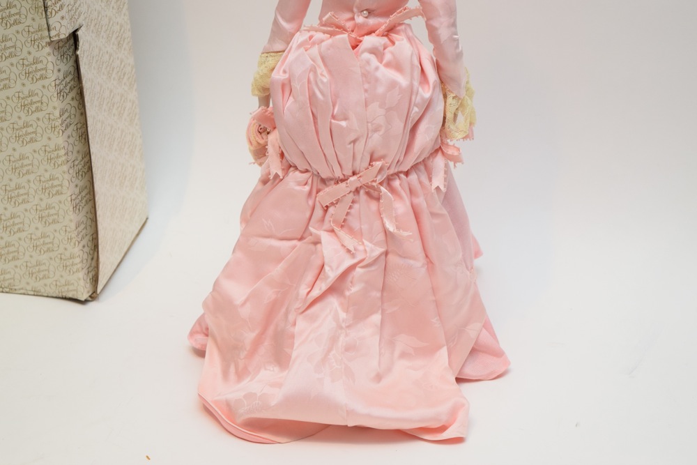 Franklin Mint Victorian Style Porcelain Doll