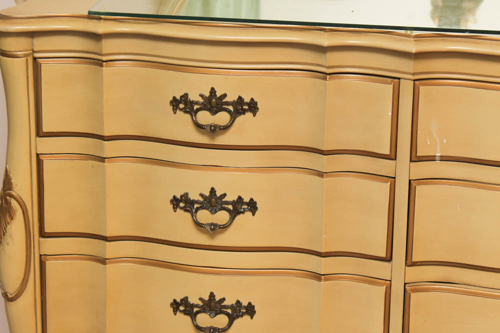 French Provincial Dresser with Mirror
