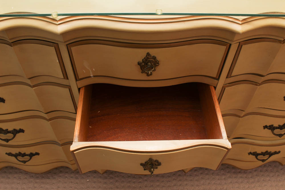 French Provincial Dresser with Mirror