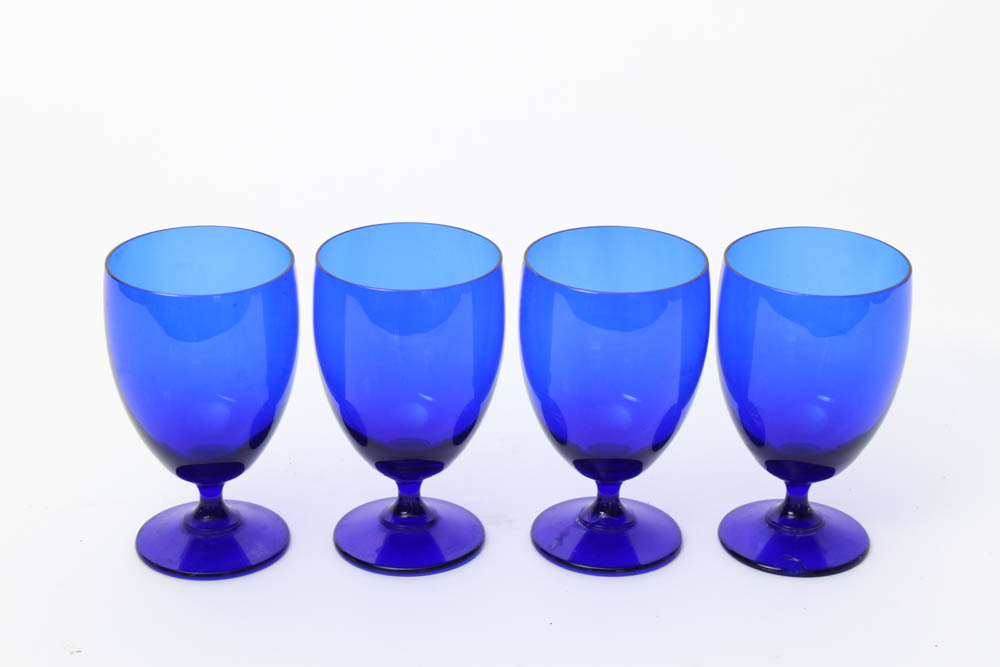 Blue Drinking Glasses