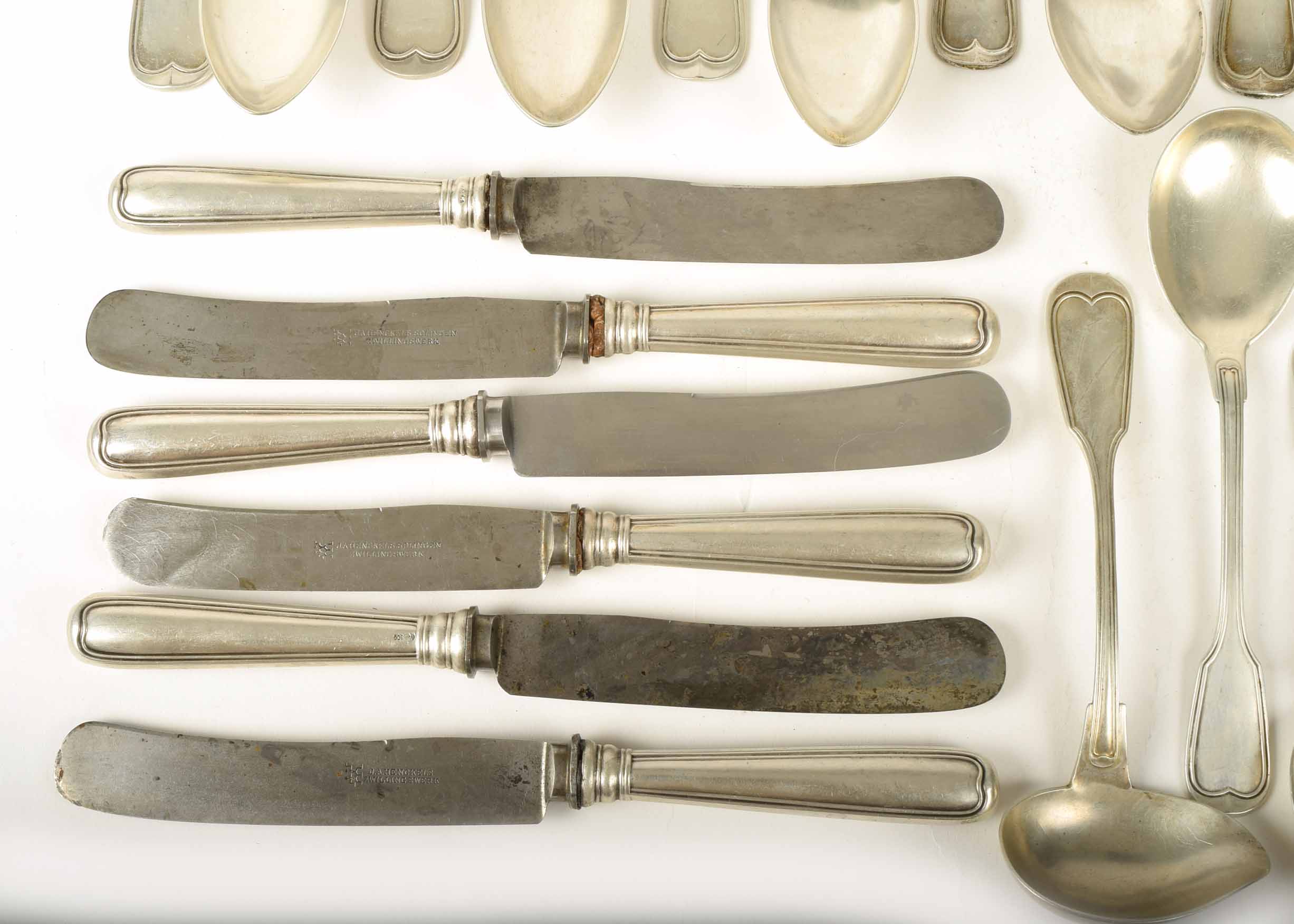 Pre-WWII Nicht Rostend 800 Silver Flatware Set