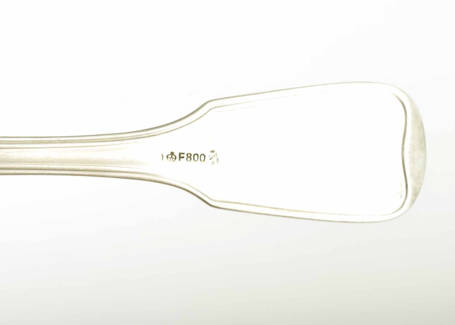 Pre-WWII Nicht Rostend 800 Silver Flatware Set