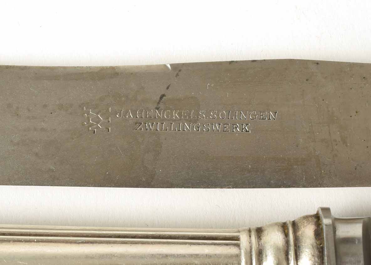 Pre-WWII Nicht Rostend 800 Silver Flatware Set