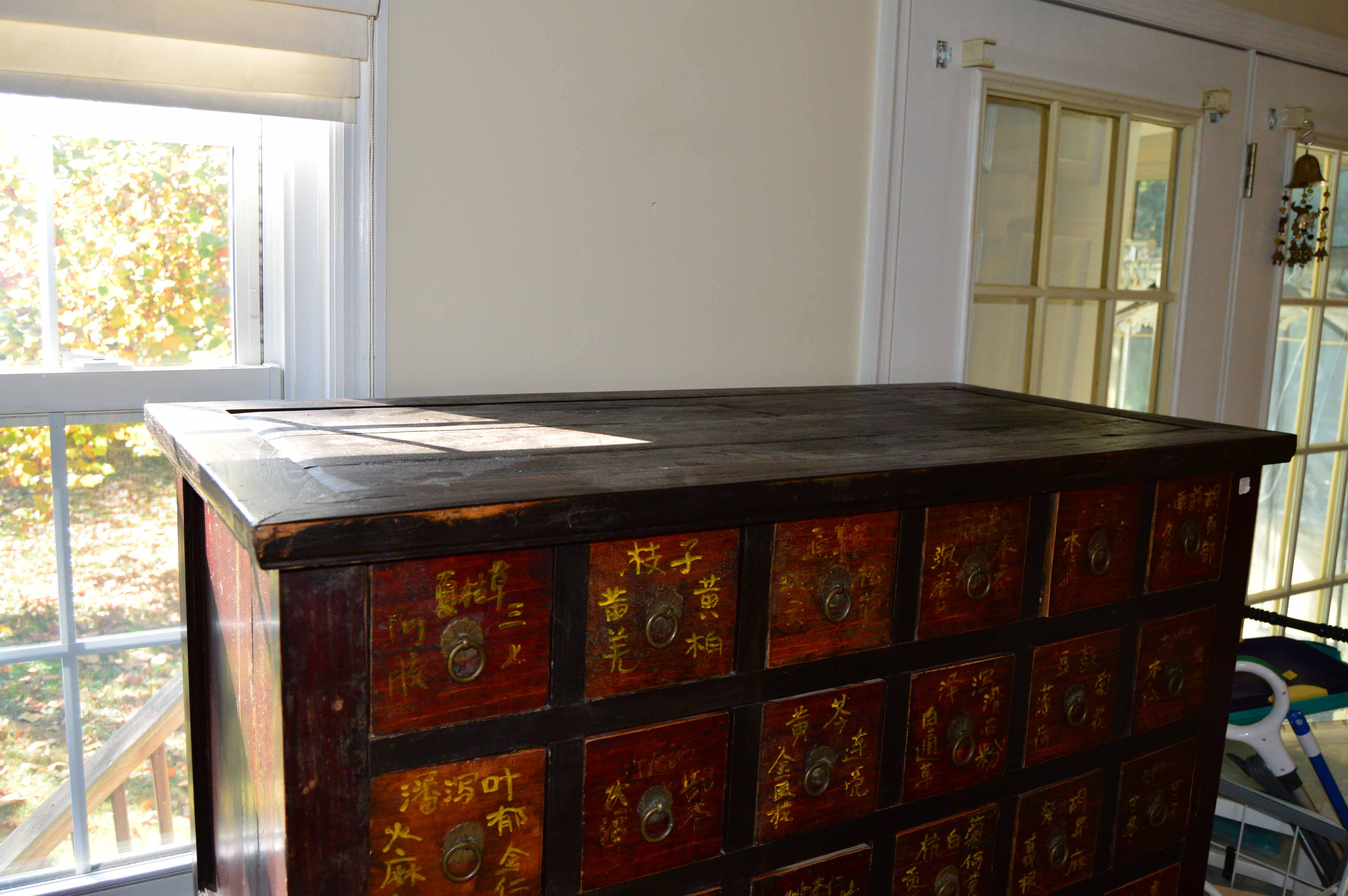 Antique Chinese Apothecary Chest